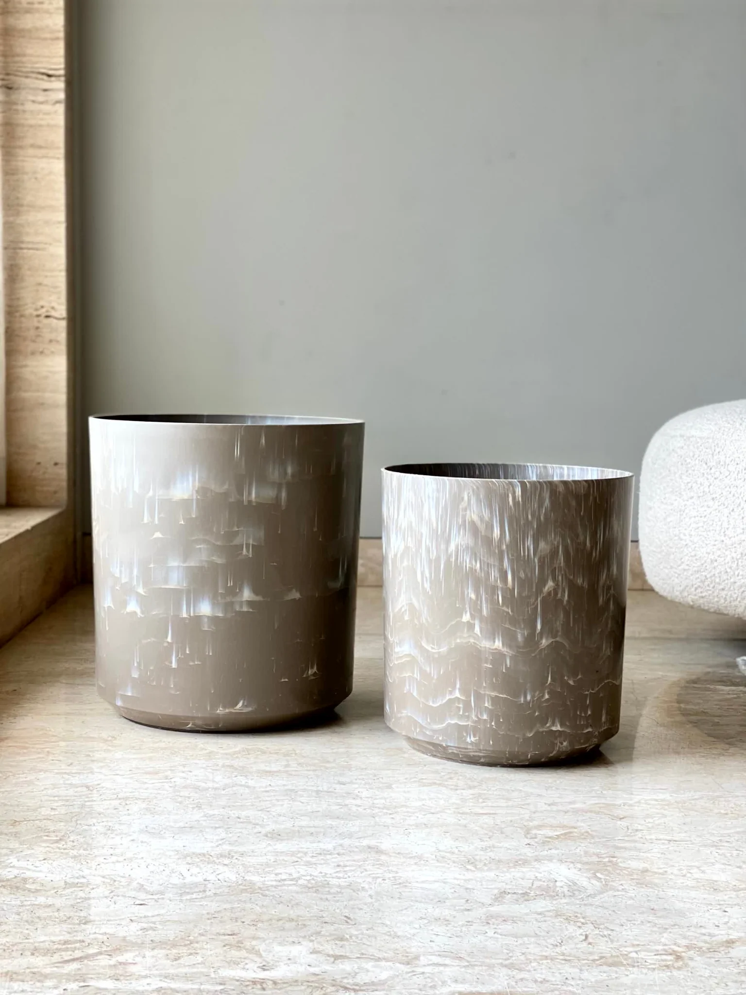 Amara Beige Planter - Large - Image 5