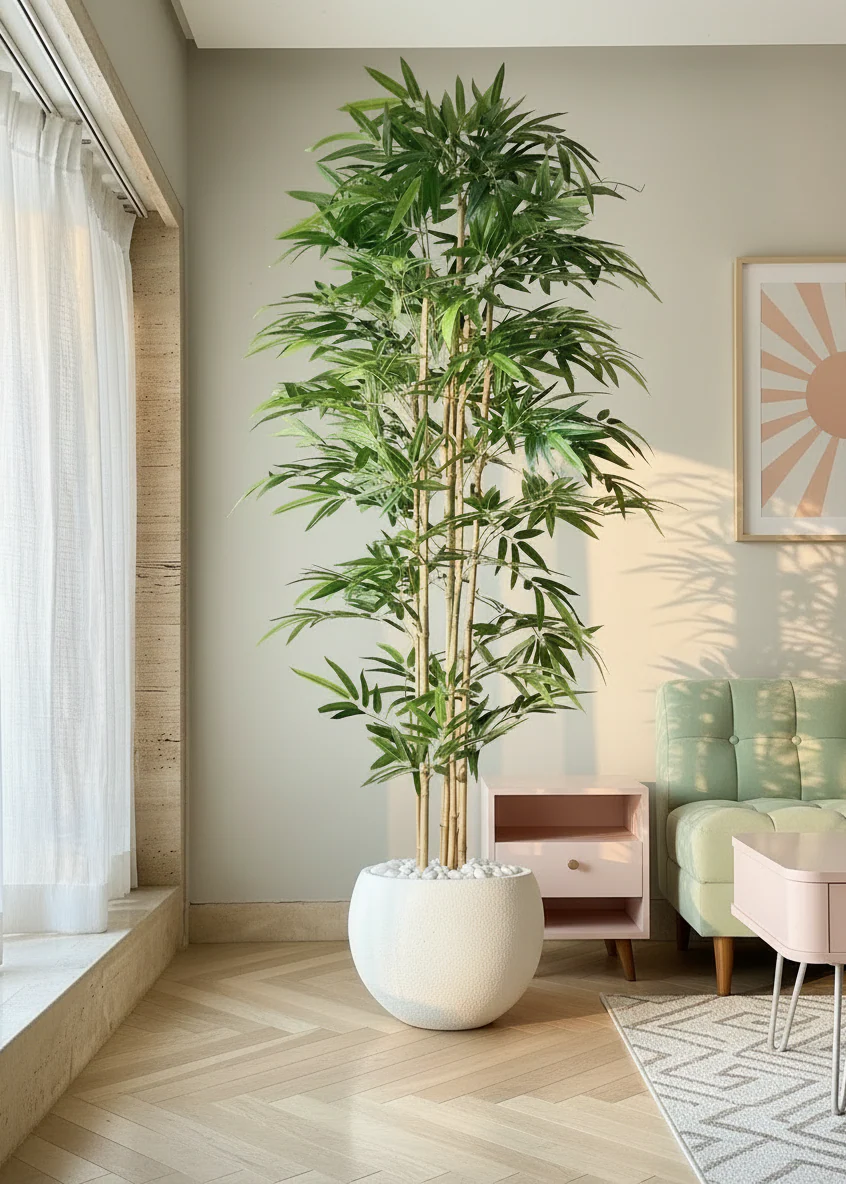 Artificial Bamboo Bliss Plant - 7 Feet - Image 4