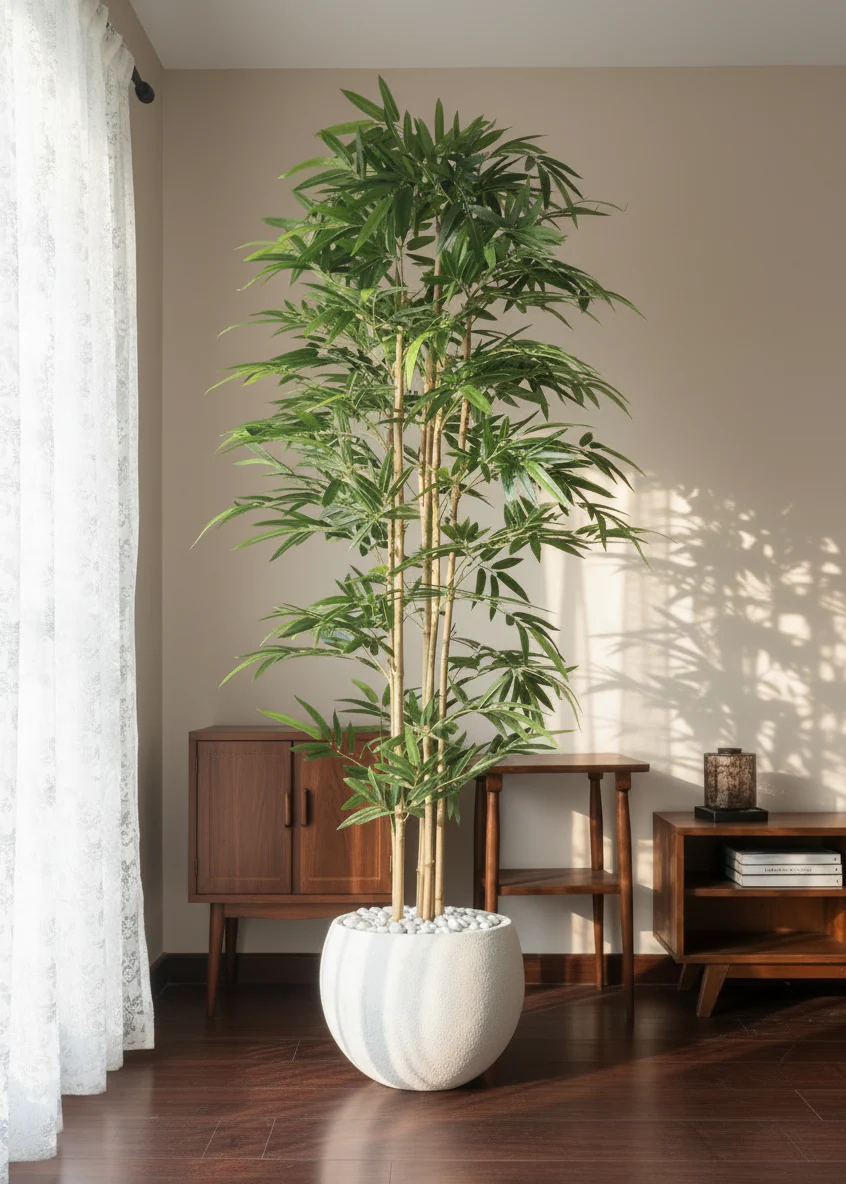 Artificial Bamboo Bliss Plant - 7 Feet - Image 5