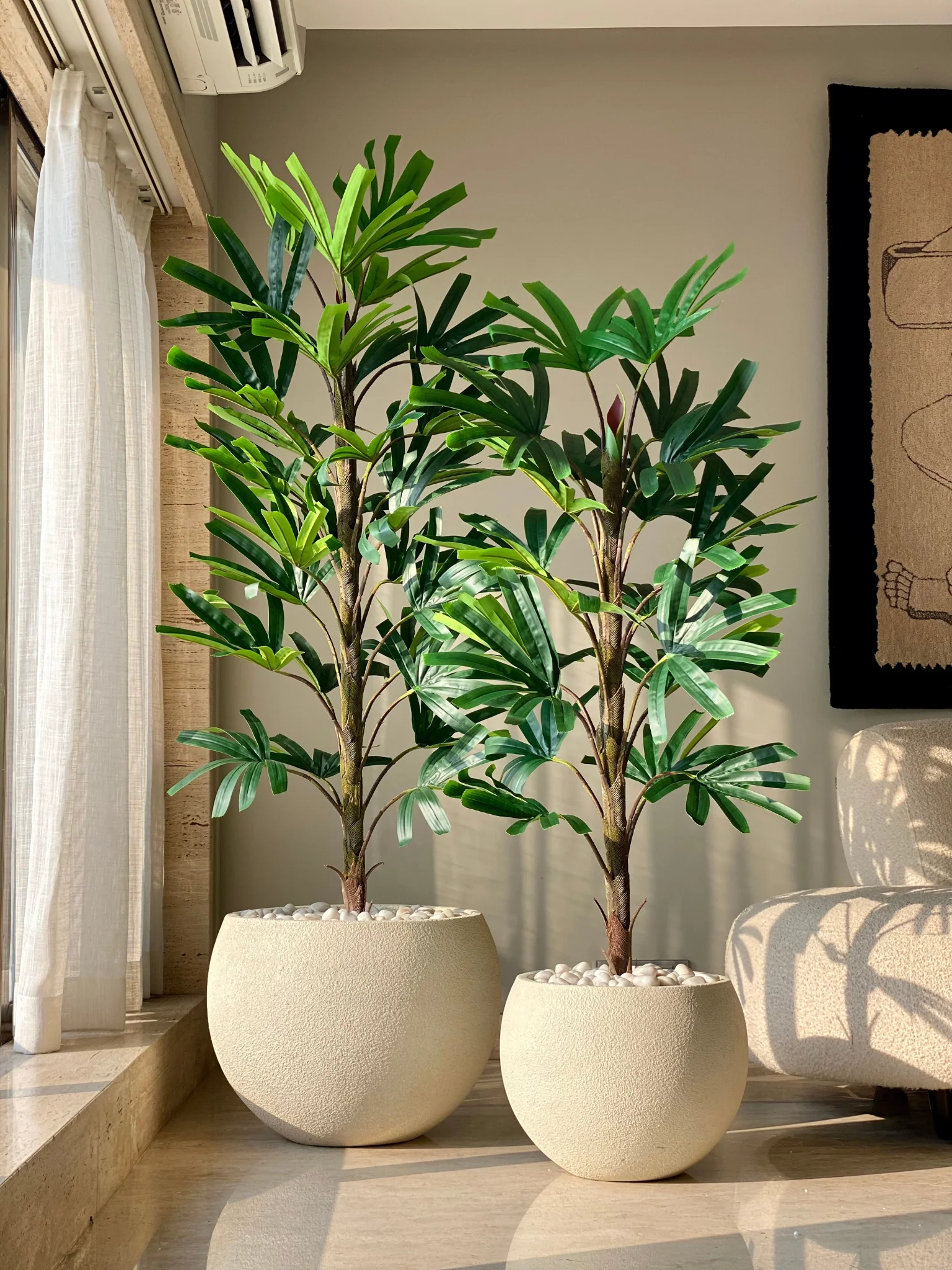 Artificial Rhapis Palm Plant -  6 Feet - Image 3