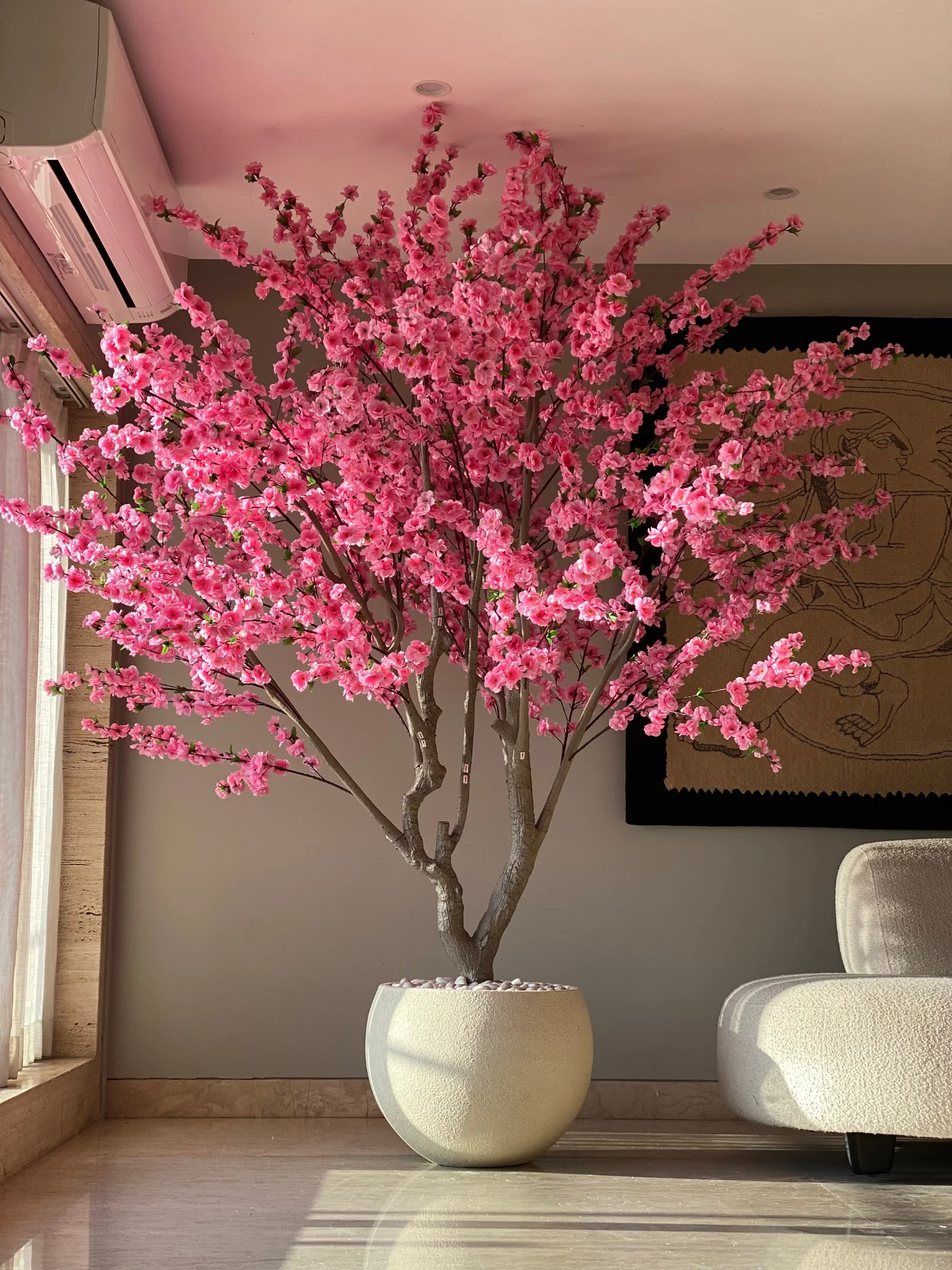 Artificial Cherry Blossom Plant - 8 Feet - Image 3