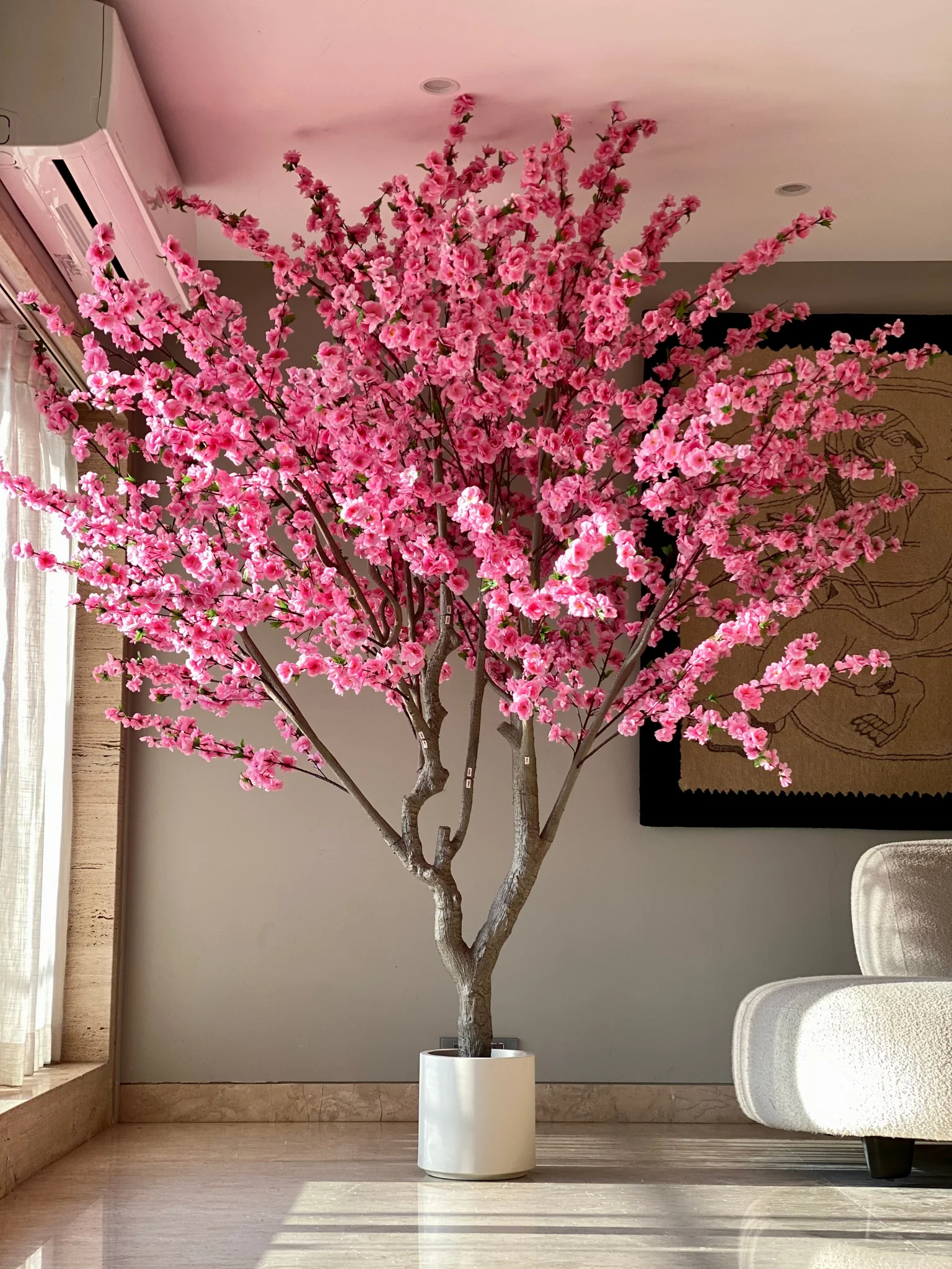 Artificial Cherry Blossom Plant - 8 Feet - Image 5