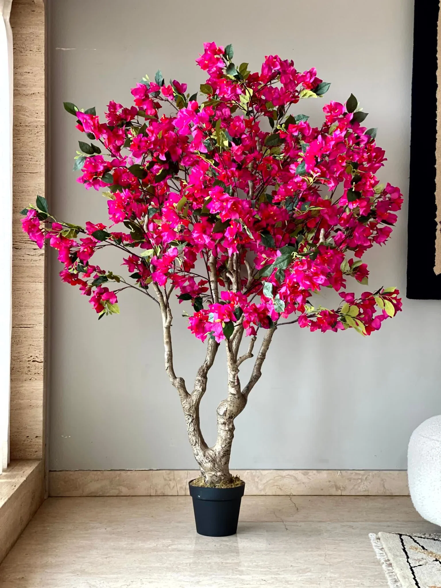 Artificial Pink Bougainvillea Plant - 6 Feet - Image 4