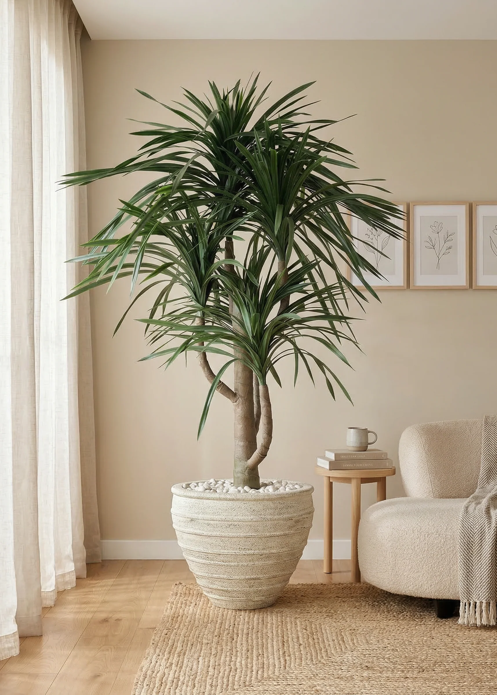 Artificial Dracaena Plant - 8 Feet - Image 4