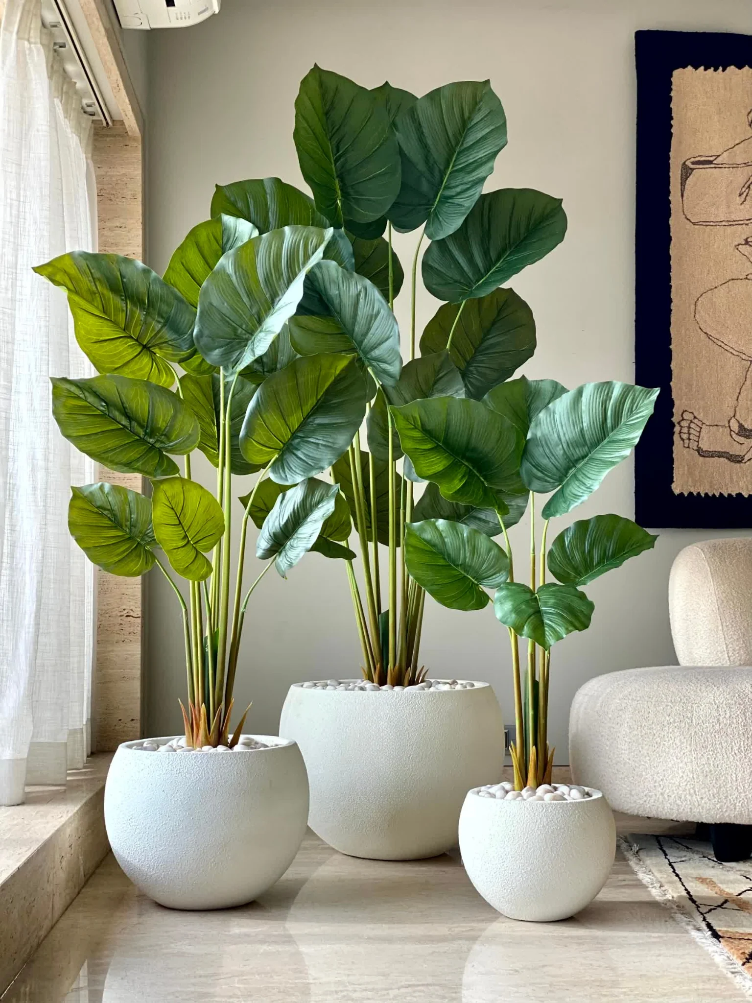 Artificial Evergreen Pothos Plant - 3.5  Feet - Image 3