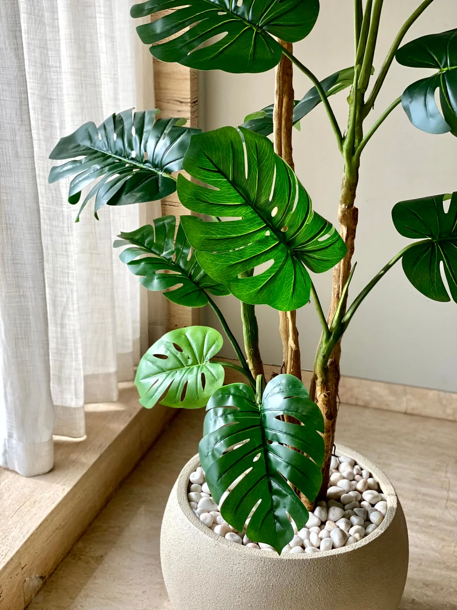 Artificial Forest Monstera Plant - 7.5 Feet - Image 3
