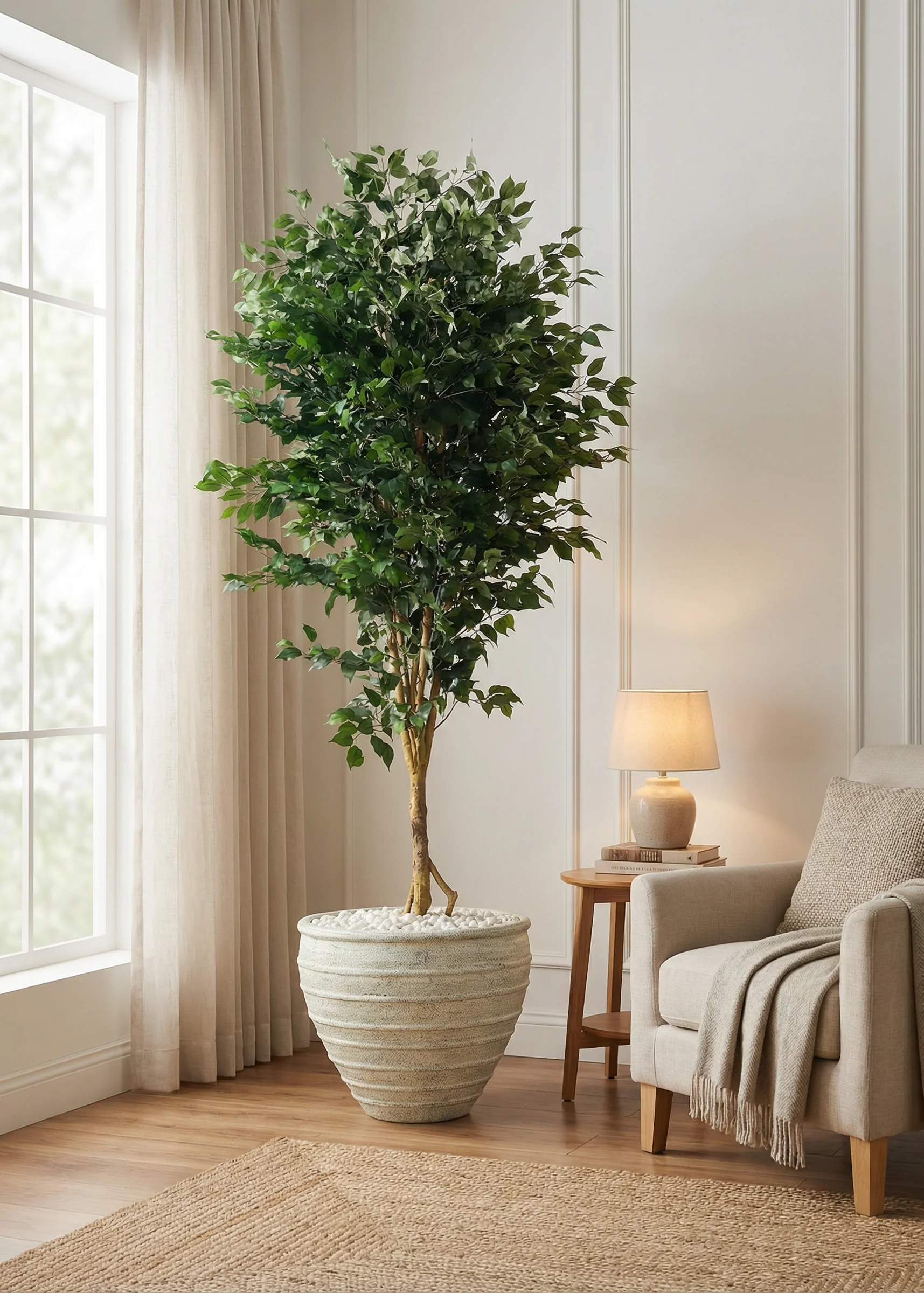 Artificial Grand Ficus Plant - 8.5 Feet - Image 5