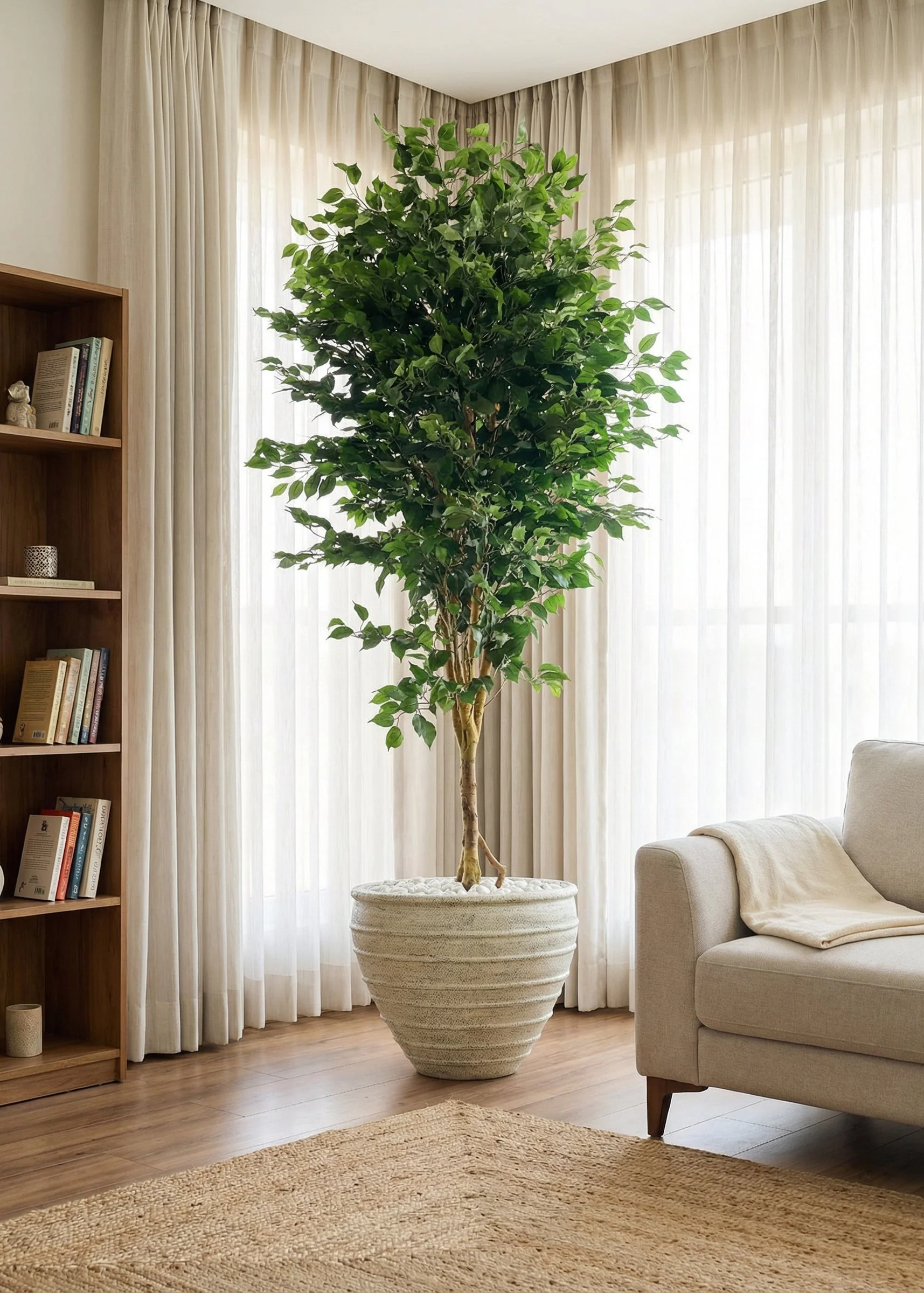 Artificial Grand Ficus Plant - 8.5 Feet - Image 6
