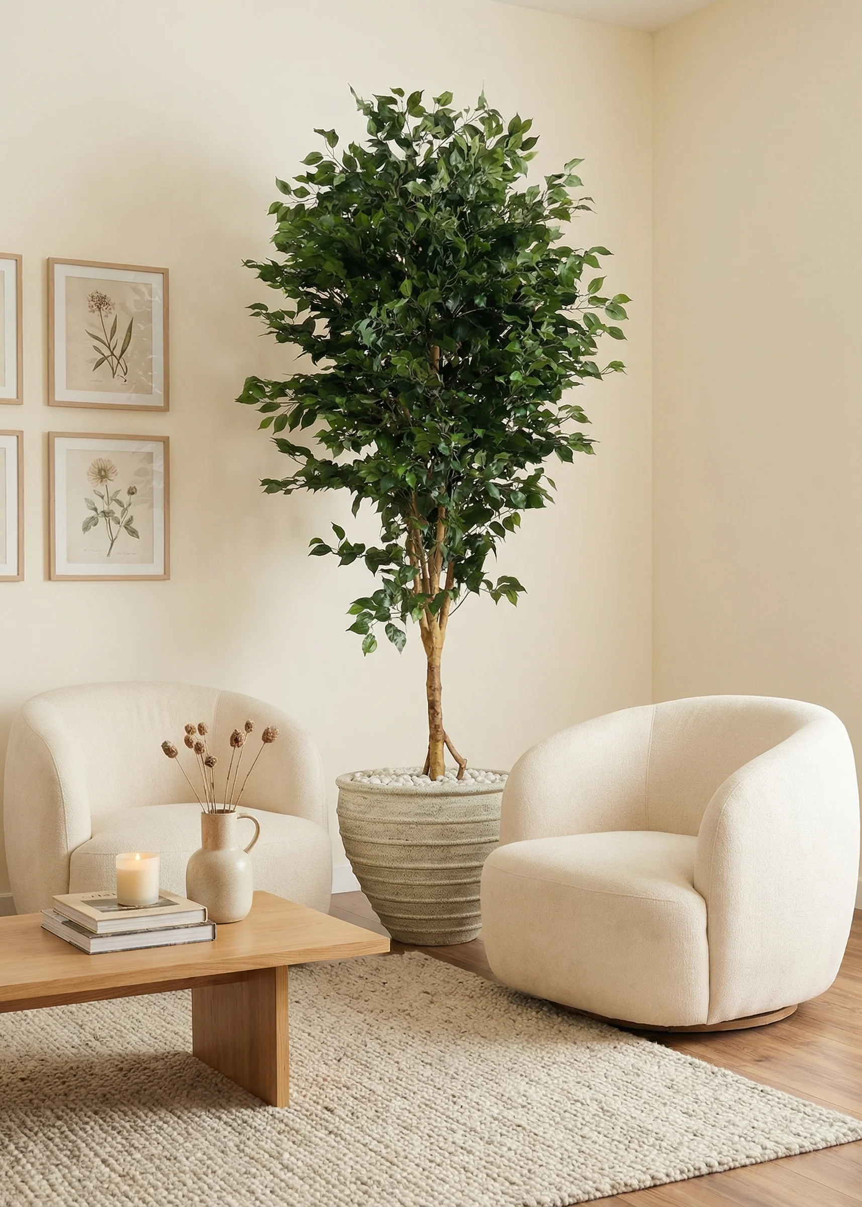 Artificial Grand Ficus Plant - 8.5 Feet - Image 7