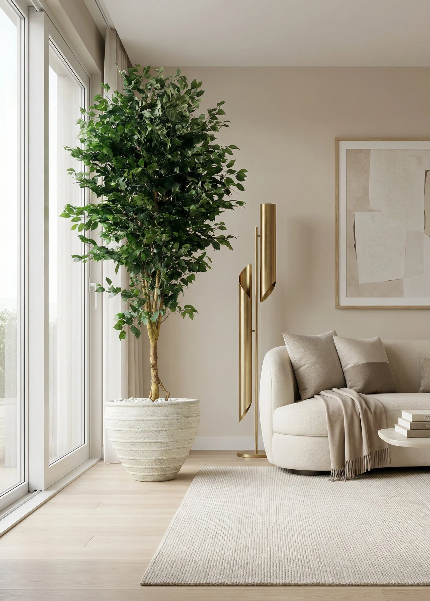 Artificial Grand Ficus Plant - 8.5 Feet - Image 8