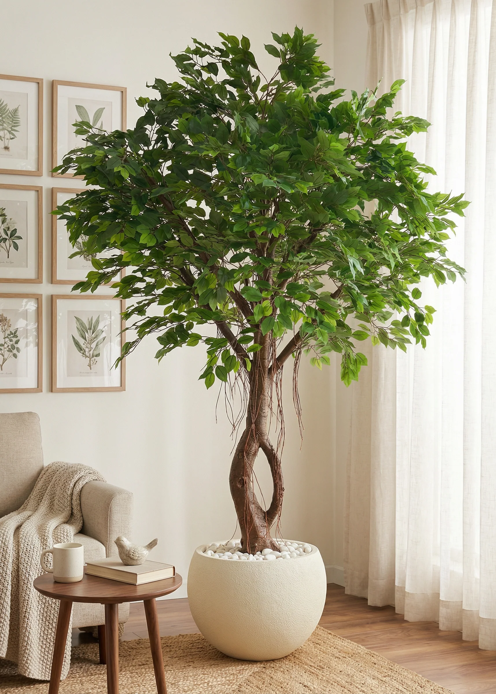 Artificial Grandiose Ficus Plant - 8 Feet - Image 6