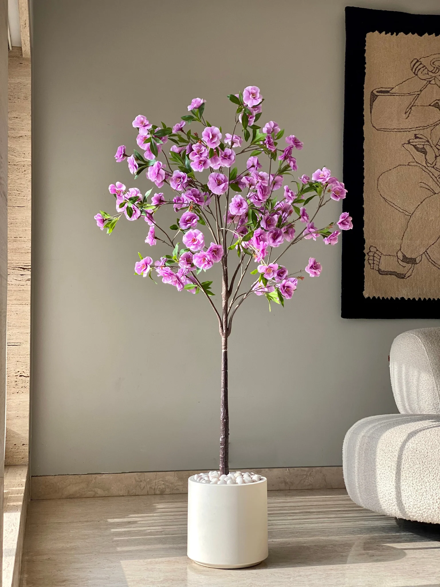 Artificial Hibiscus Plant - 5 Feet - Image 3