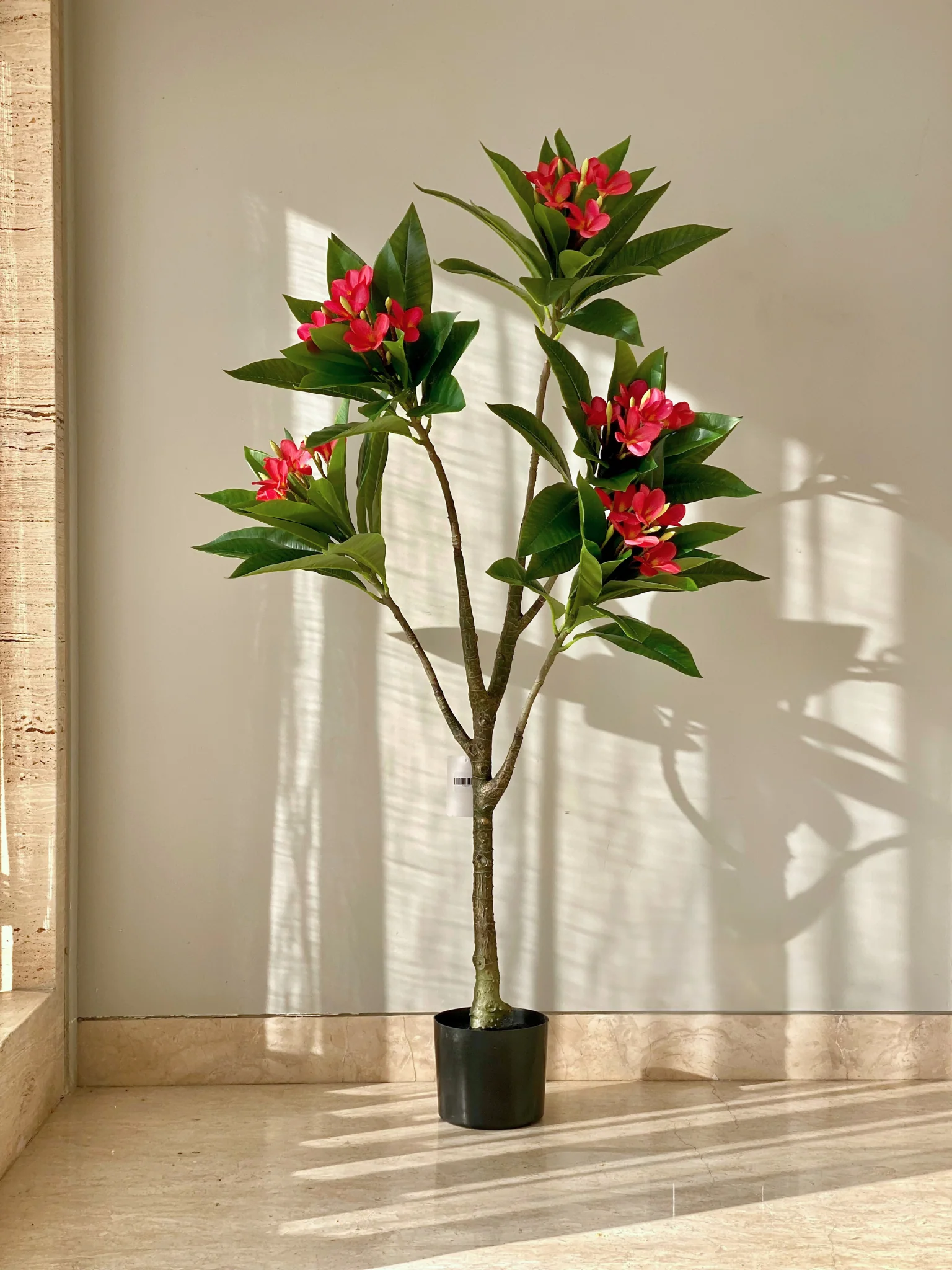 Artificial Frangipani Puce Plant  - 4.5 Feet - Image 5