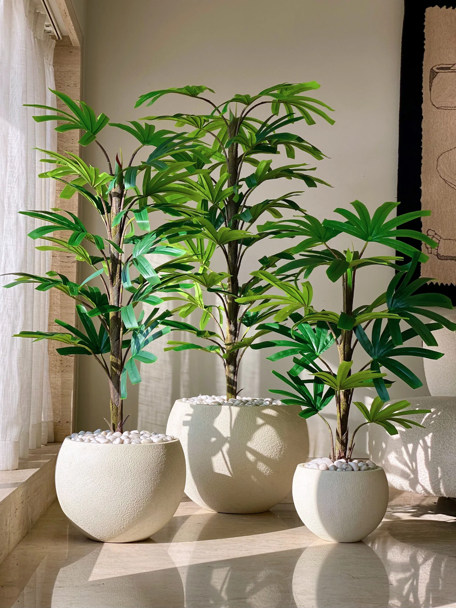 Artificial Rhapis Palm Plant -  6 Feet - Image 6