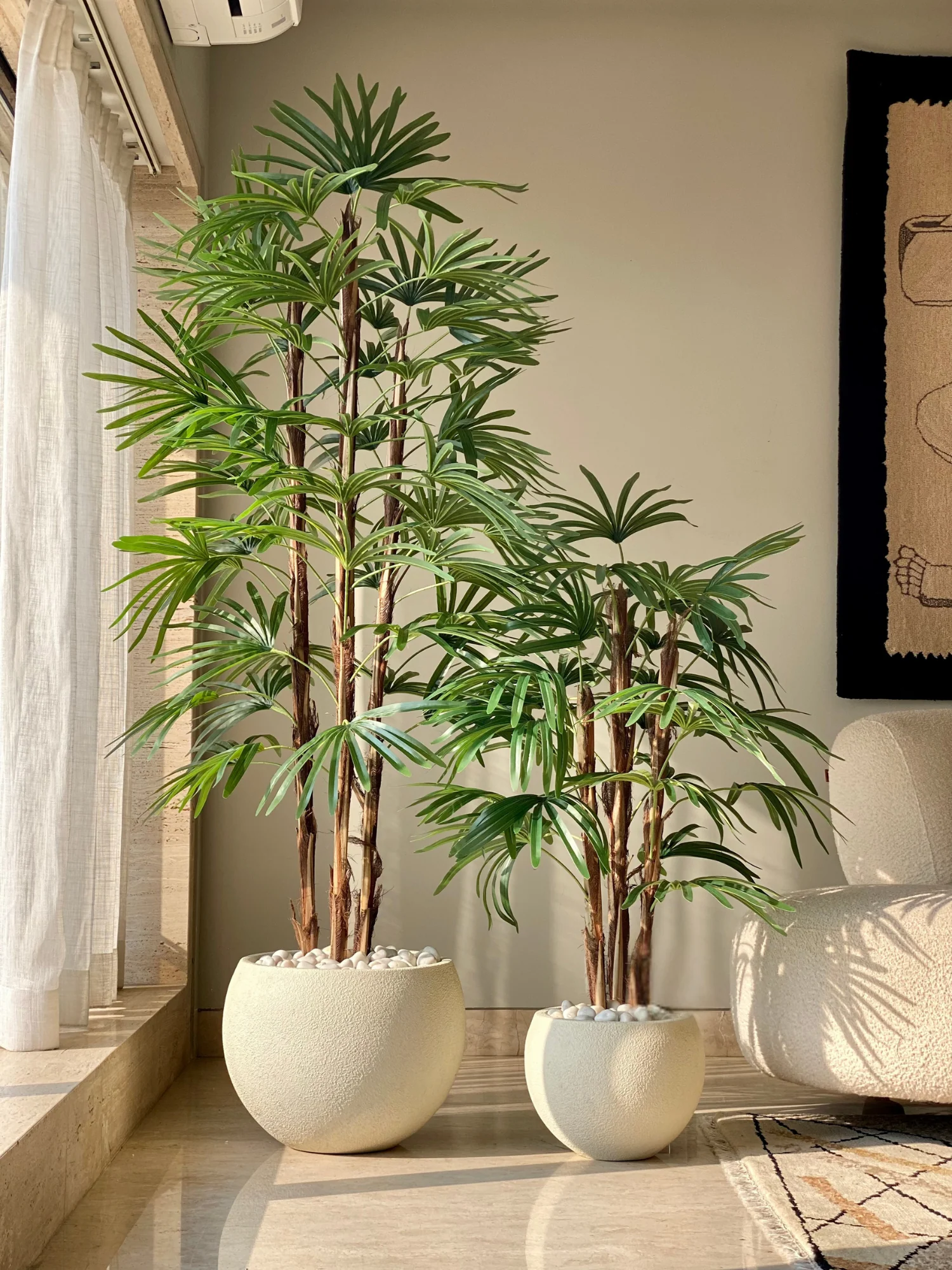 Artificial Rhapis Palm Tree - 4 Feet - Image 3