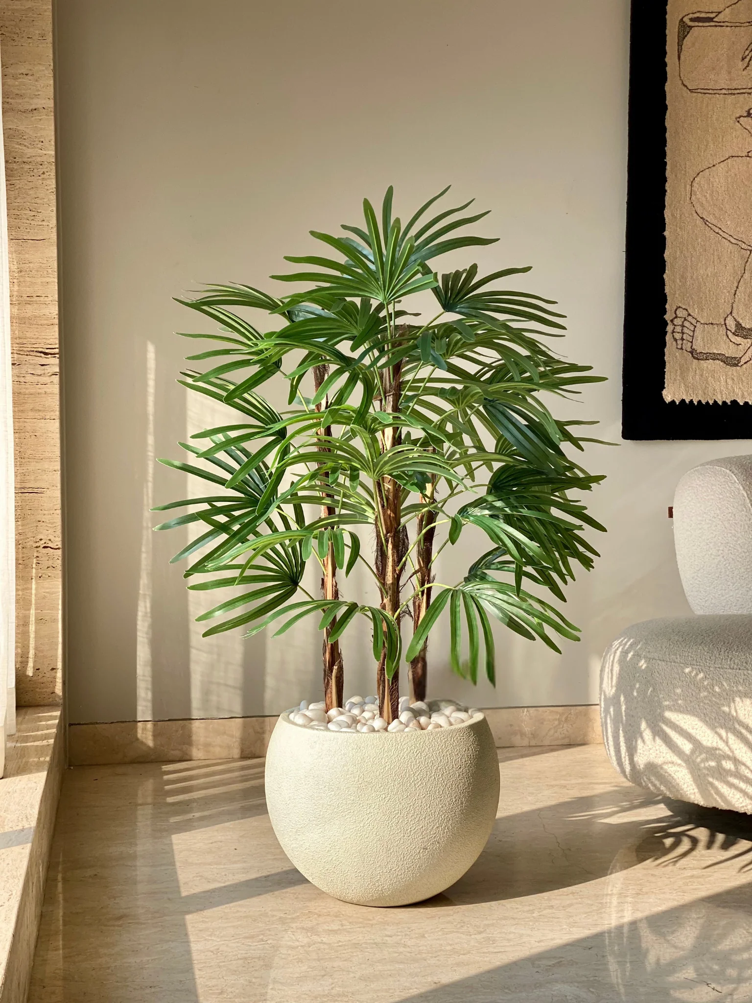 Artificial Rhapis Palm Tree - 4 Feet - Image 7