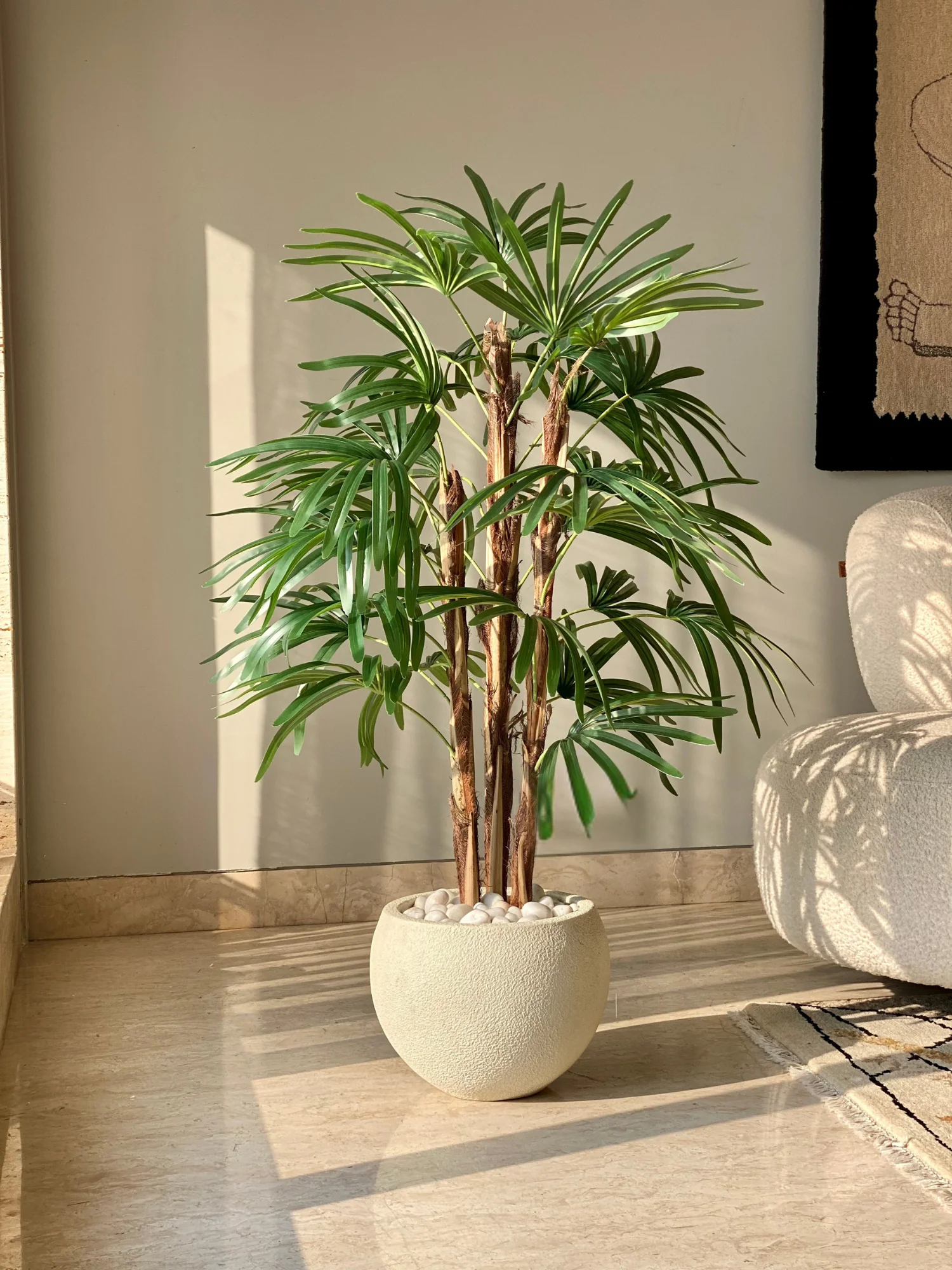 Artificial Rhapis Palm Tree - 4 Feet - Image 8