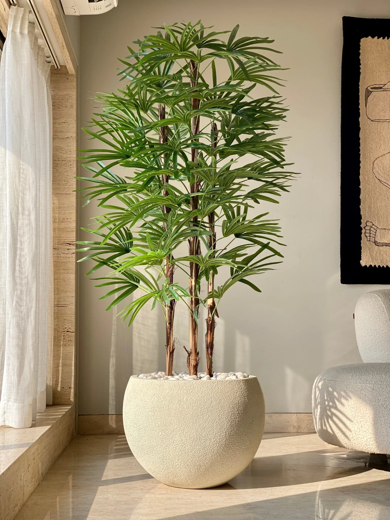Artificial Rhapis Palm Tree - 6 Feet - Image 5