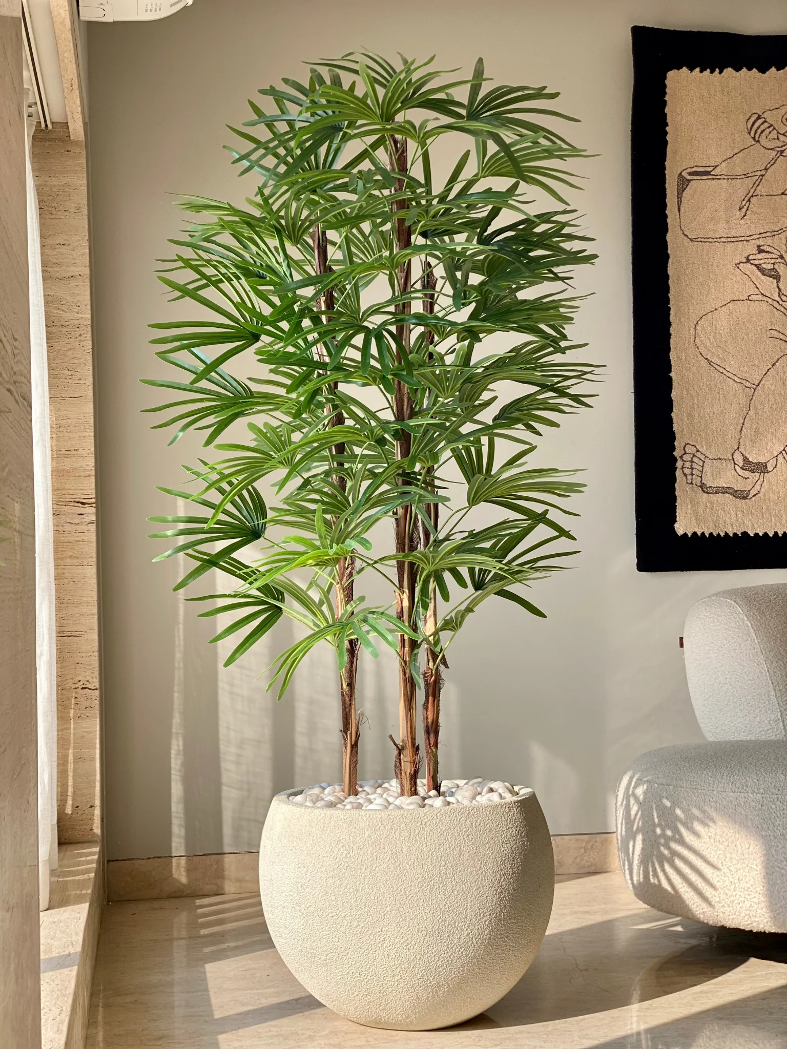 Artificial Rhapis Palm Tree - 6 Feet - Image 7