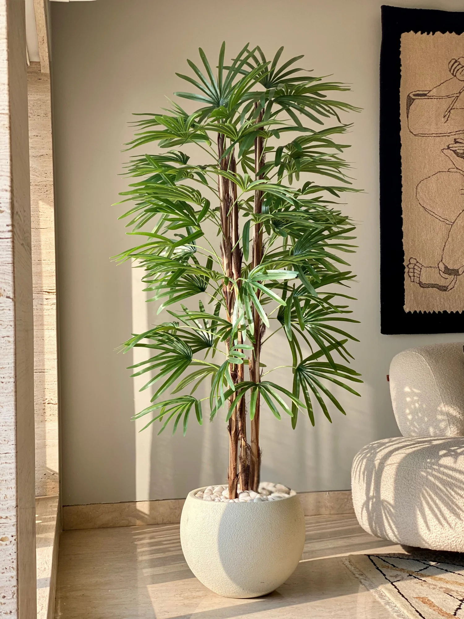 Artificial Rhapis Palm Tree - 6 Feet - Image 8