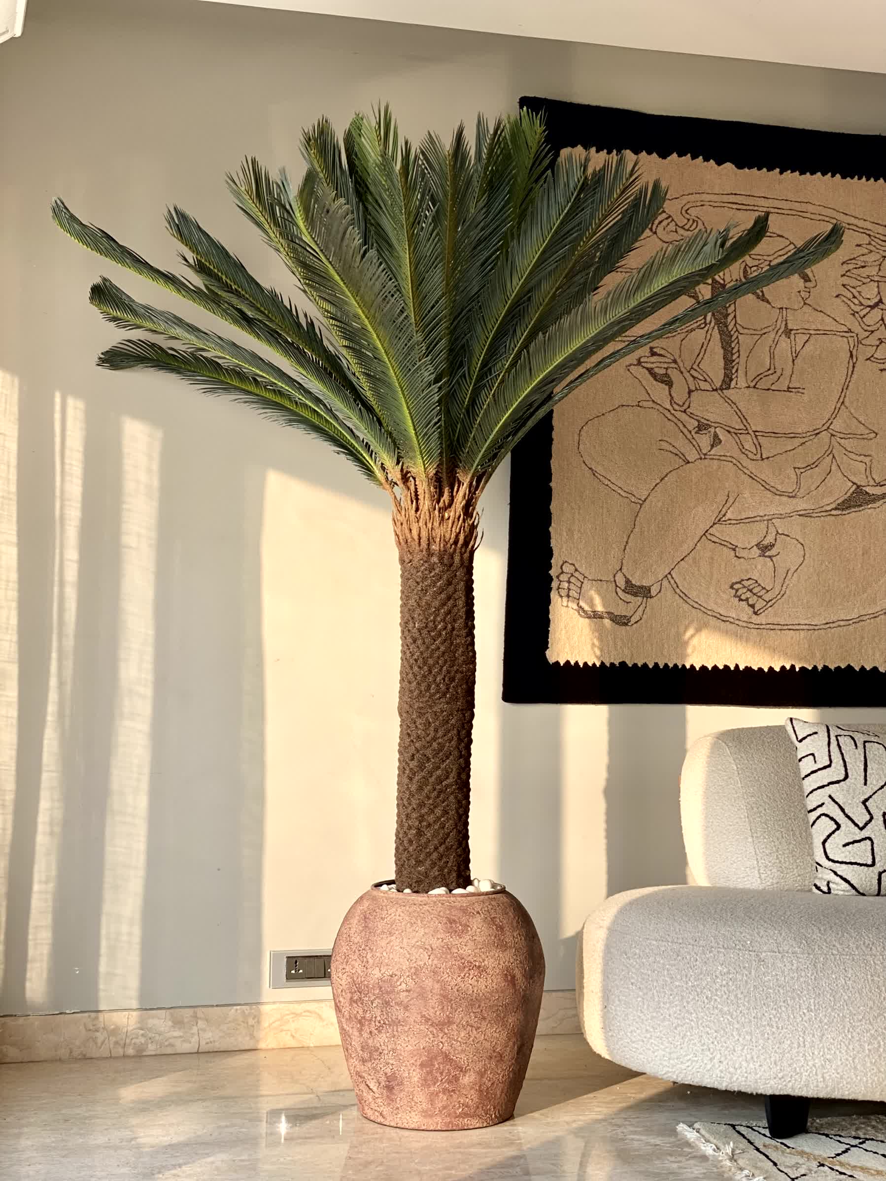 Artificial Sago Cycas Plant - 7 Feet - Image 3