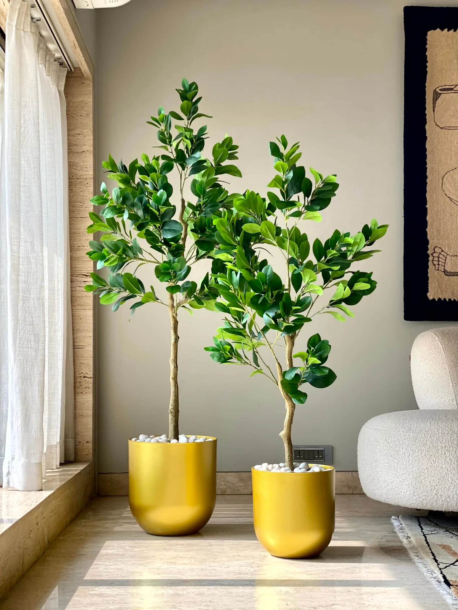 Artificial Serene Peperomia Plant  - 5 Feet - Image 3