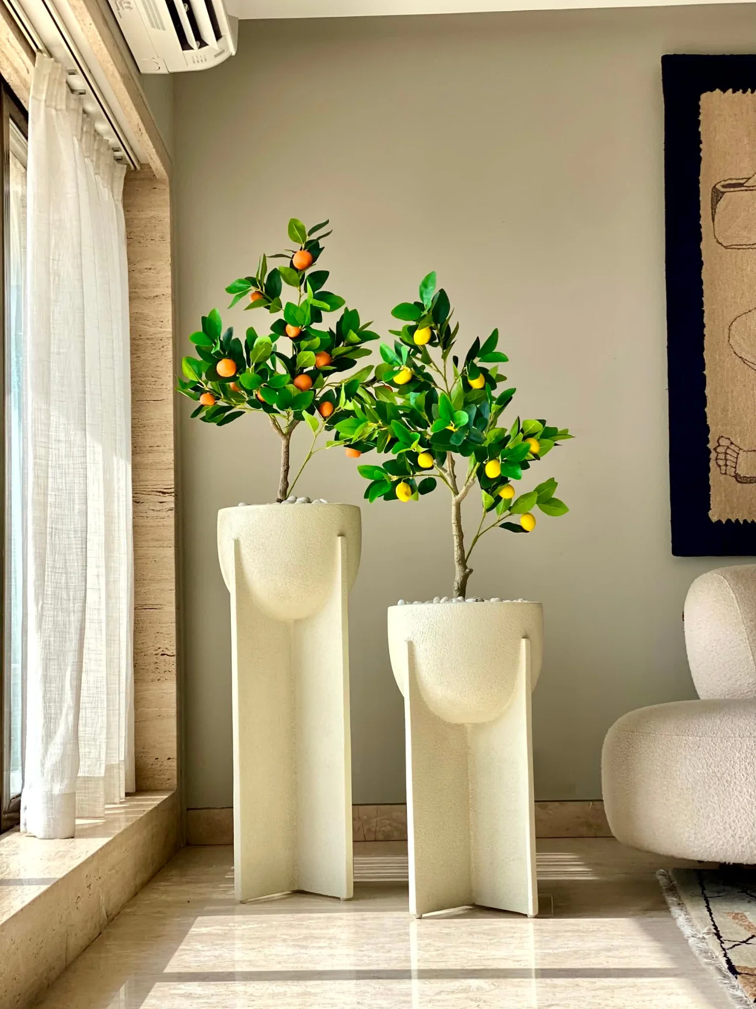 Artificial Tropical Orange Plant - 3.5 Feet - Image 3