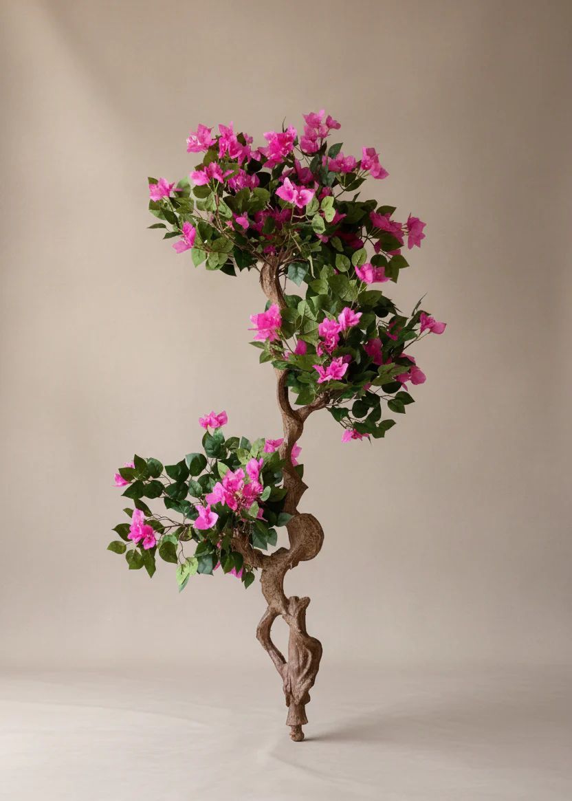 Artificial Twisted Bougainvillea Tree - 5 Feet - Image 3