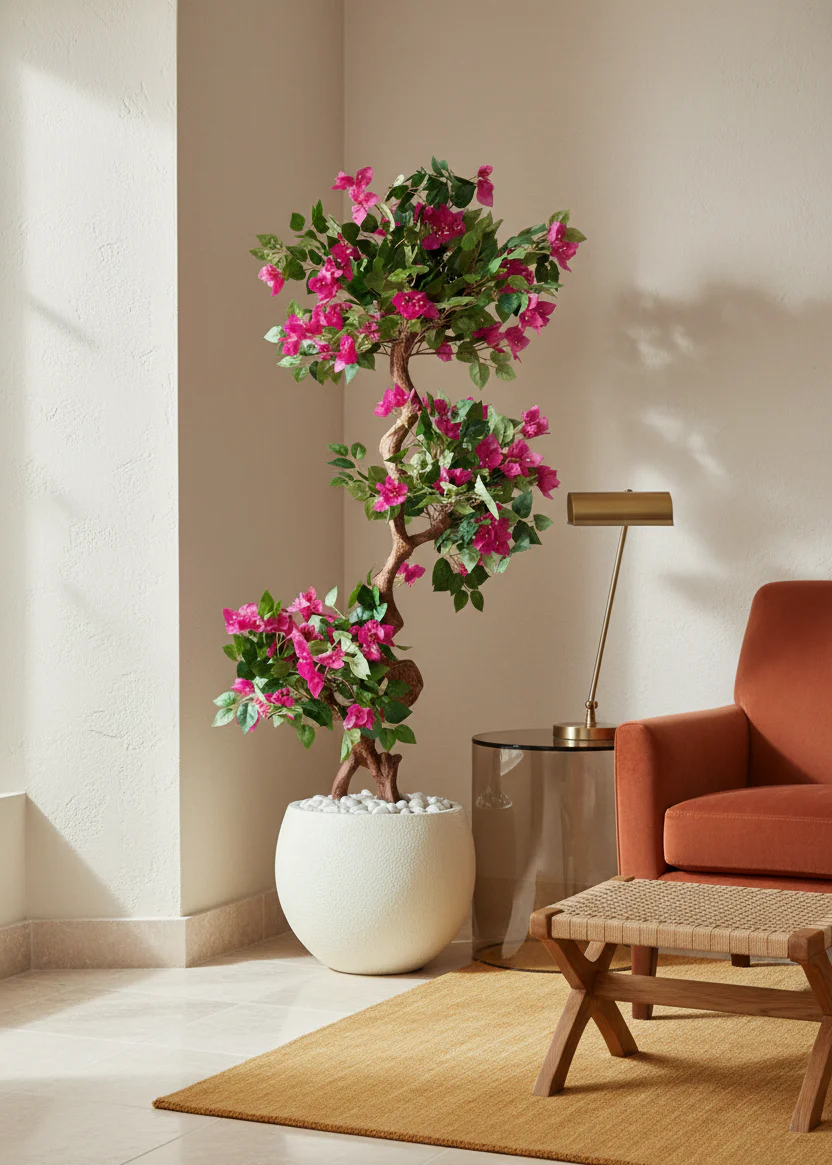 Artificial Twisted Bougainvillea Tree - 5 Feet - Image 4