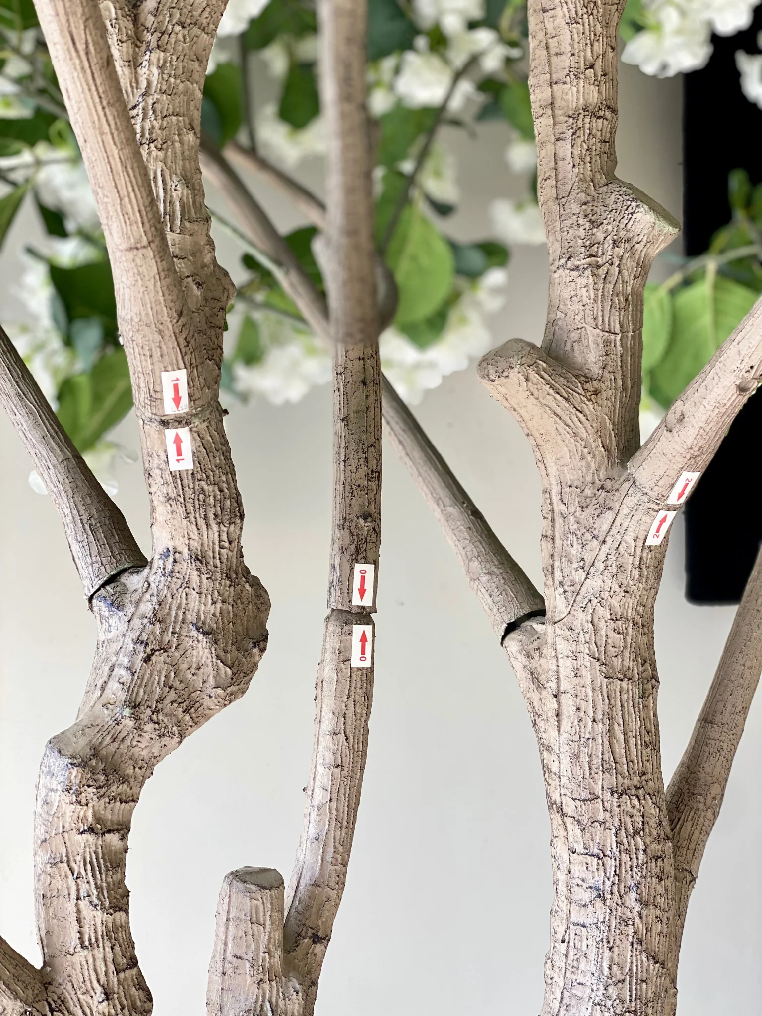 Artificial White Blossom Plant - 8 Feet - Image 4