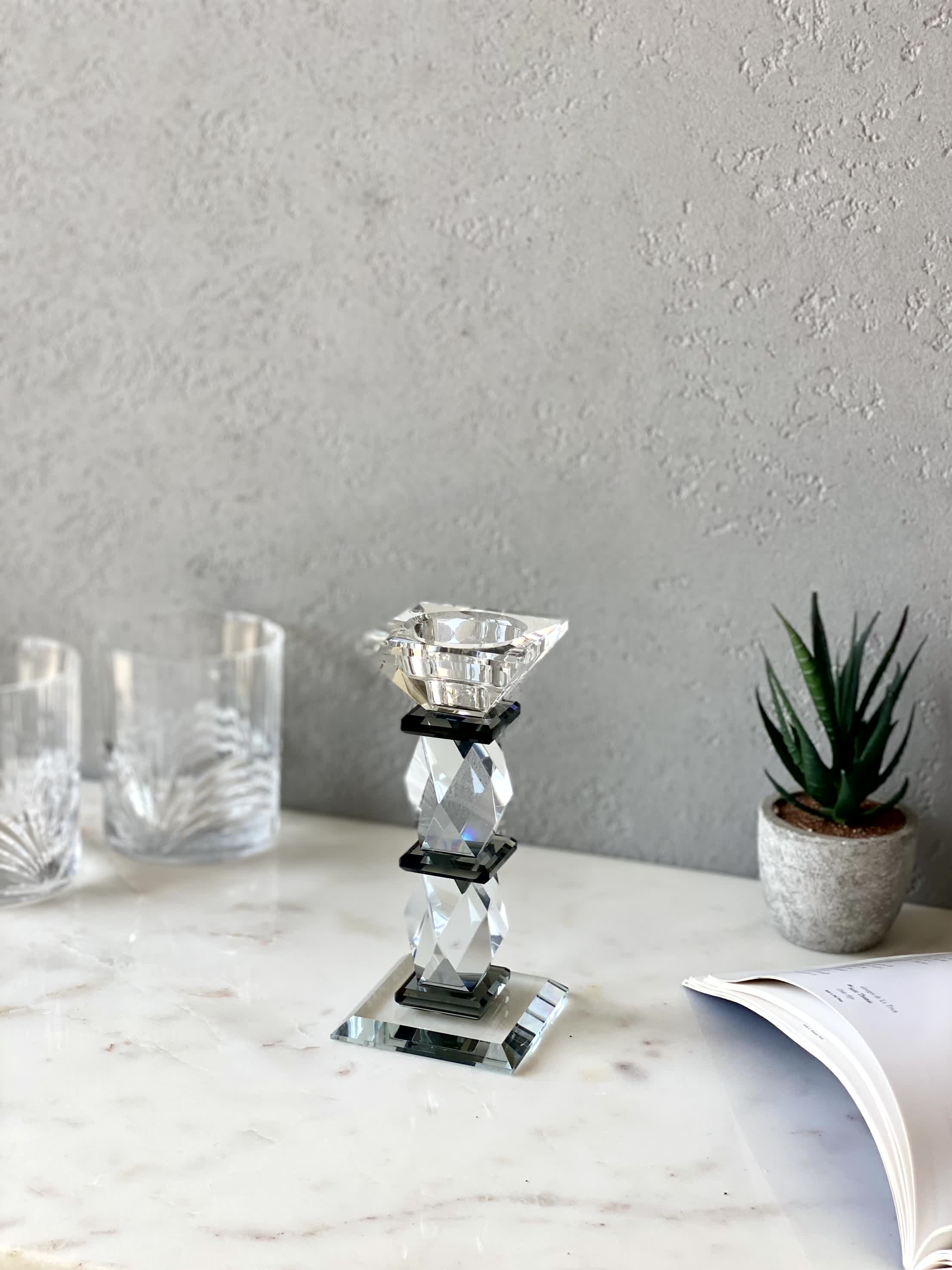 Black Axis Candle Stand - Medium - Image 4