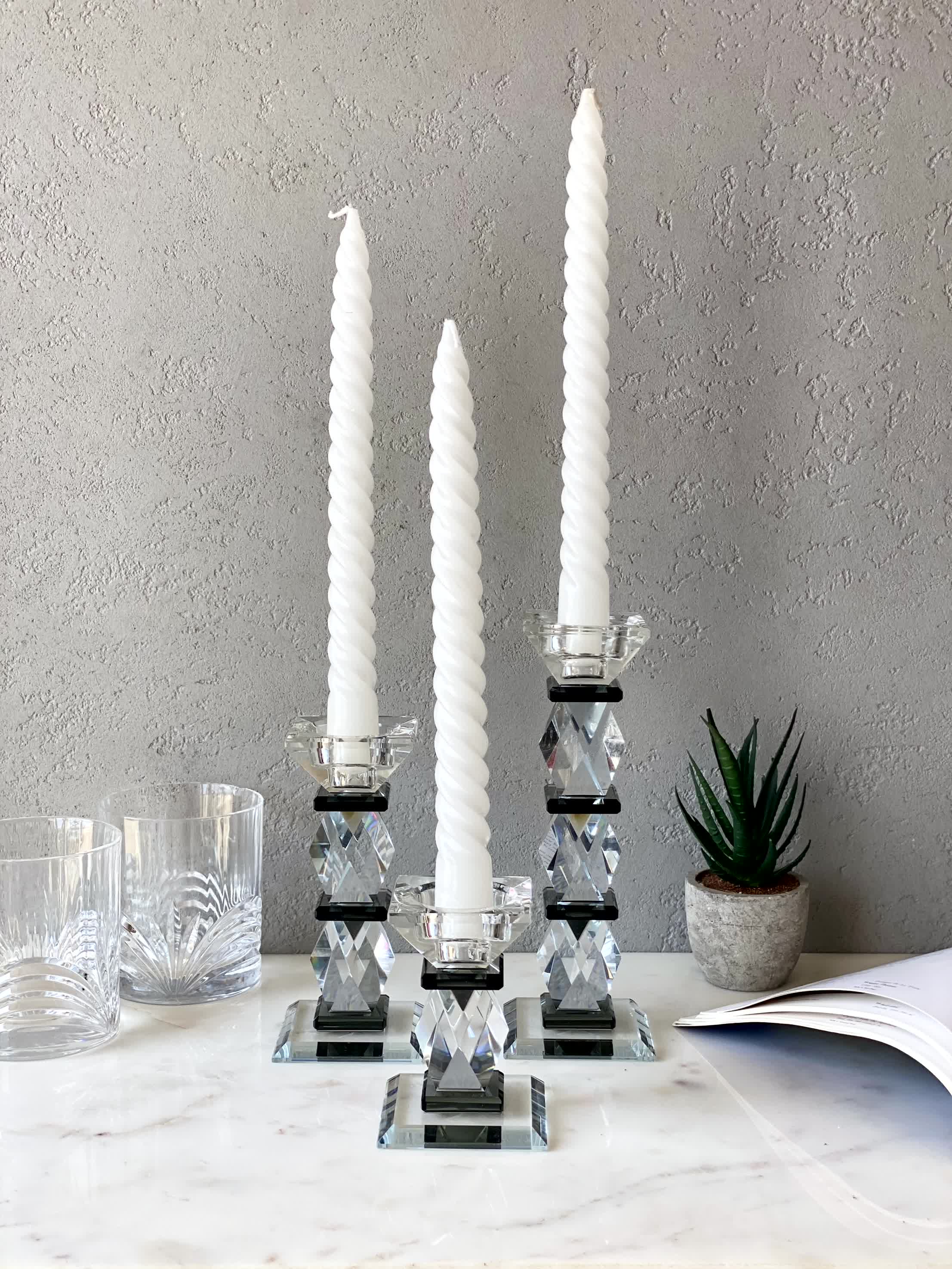 Black Axis Candle Stand - Medium - Image 6
