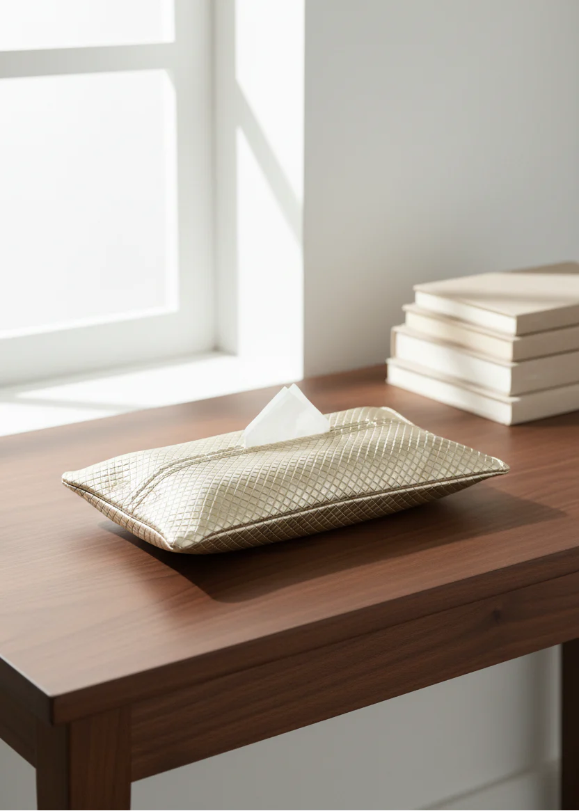 Braided Gold Tissue Cover - Image 4