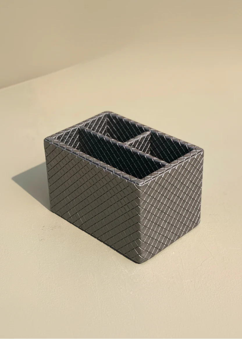 Braided Grey Cutlery Holder - Image 3