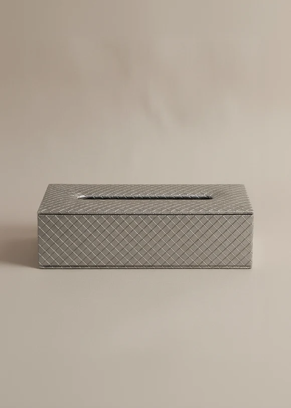 Braided Grey Tissue Box - Image 3