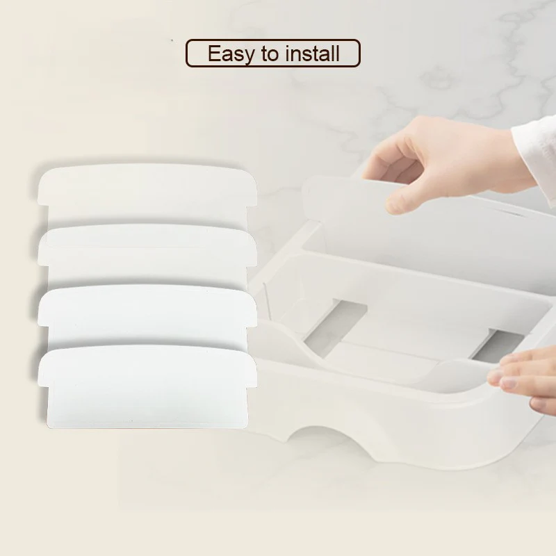 Food Container Lid Organizer - White - Image 3