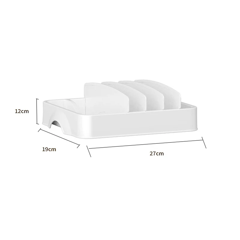 Food Container Lid Organizer - White - Image 5
