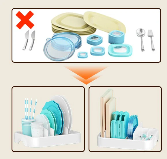 Food Container Lid Organizer - White - Image 6