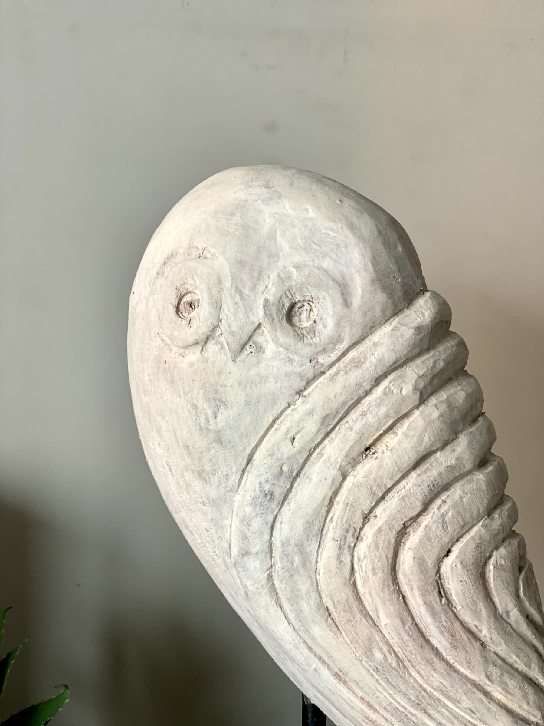 Handcrafted Owl Sculpture - Image 4