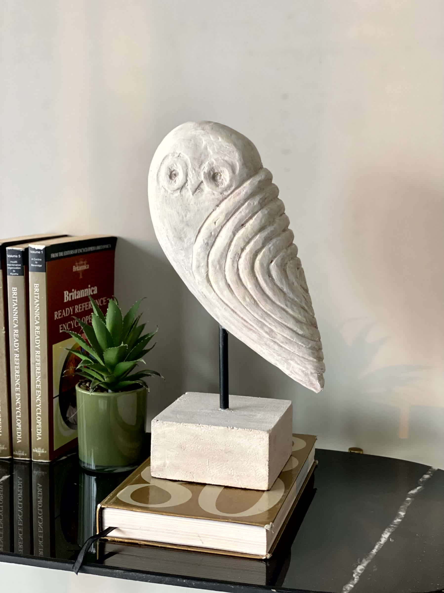 Handcrafted Owl Sculpture - Image 5