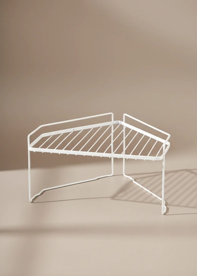 Kitchen Corner Rack - White - Image 3