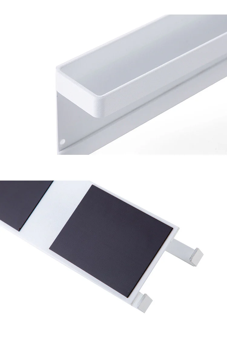 Magnetic Double Tissue + Towel Holder (White) - Image 4