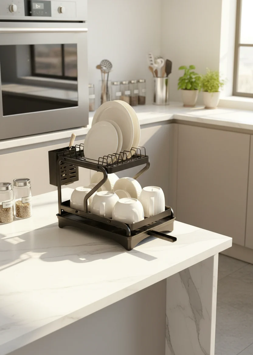 Two Tier Dish Rack - Image 5