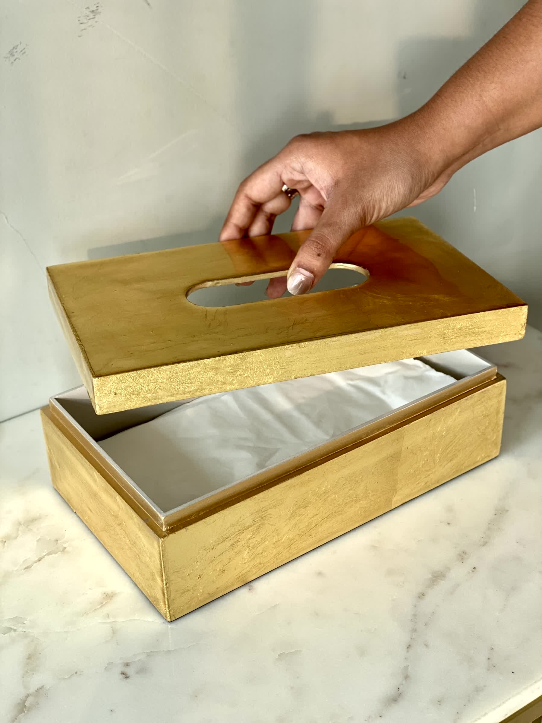 Verona Gold Tissue Box - Image 7
