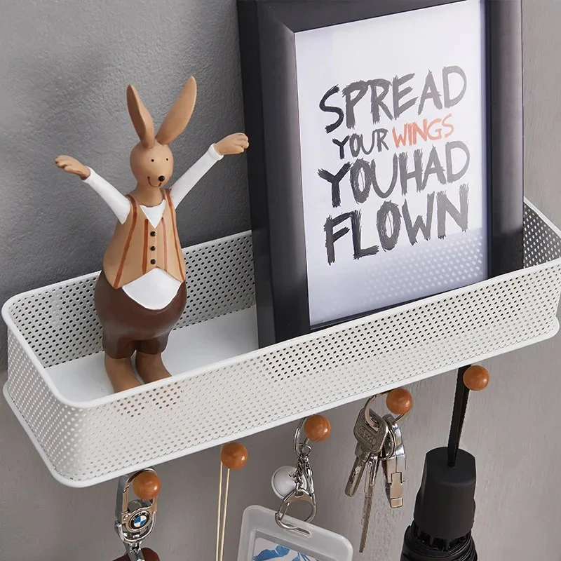 Wall Mounted Rack With Key Holder - Image 8